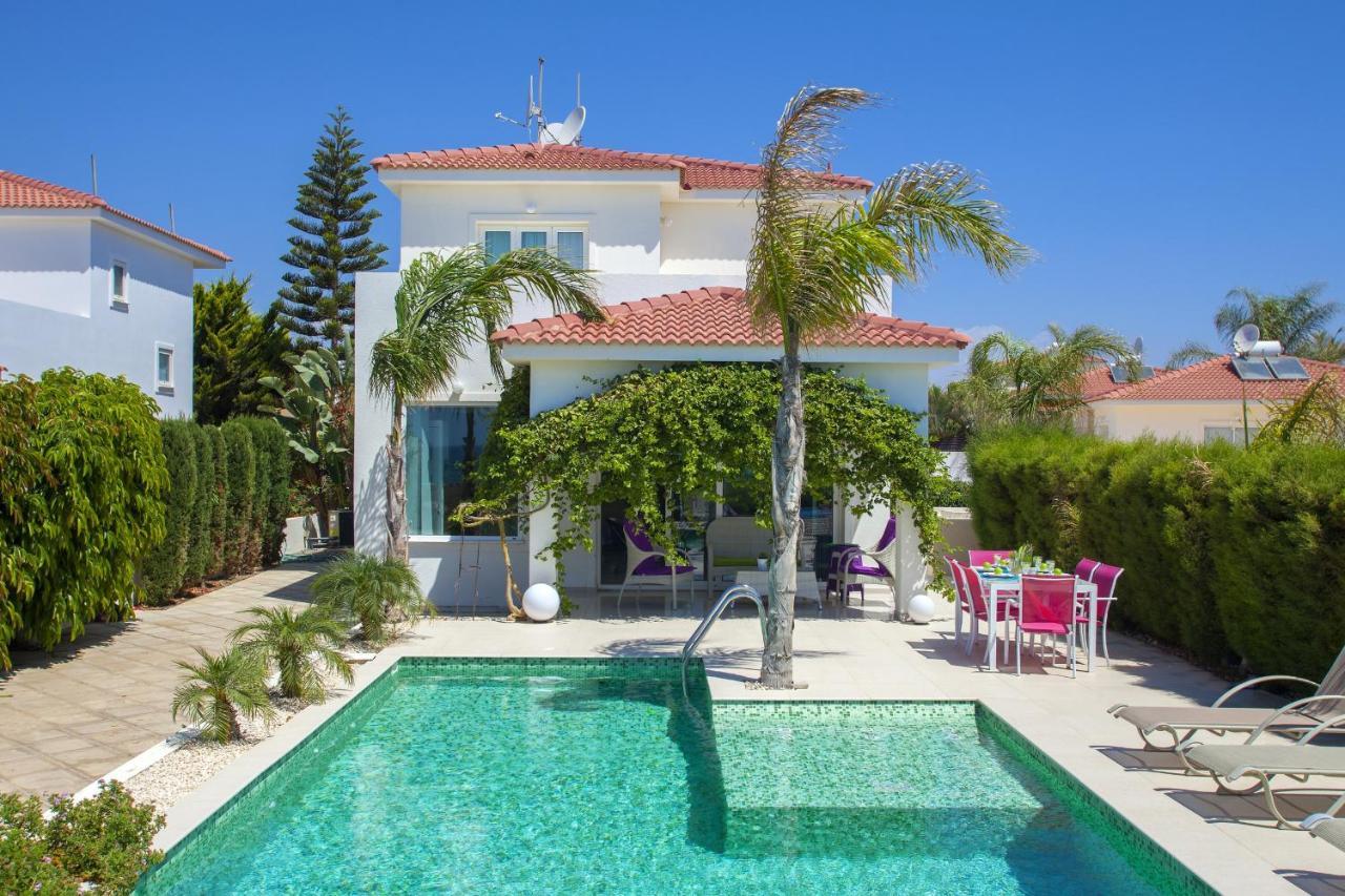 Ayia Thekla Seafront Villa Lavender Ayia Napa Exteriér fotografie