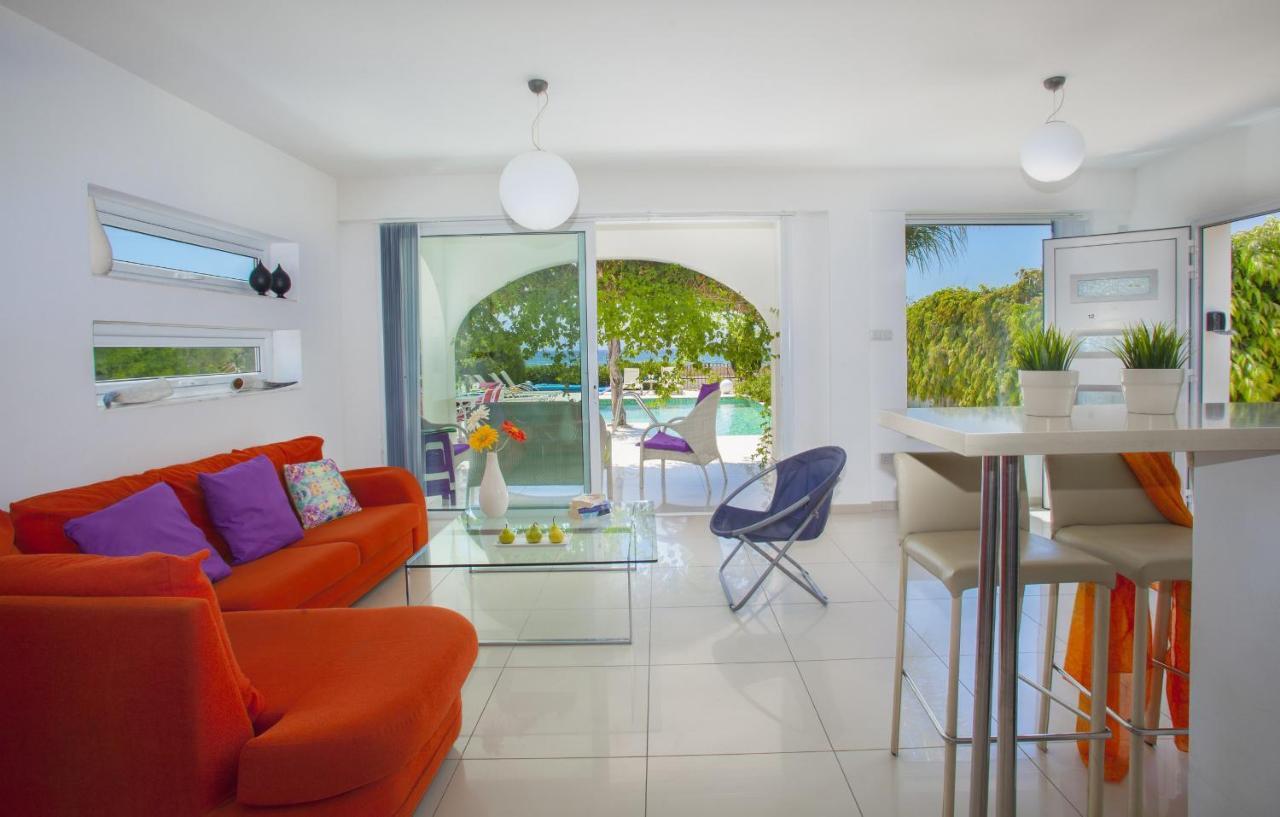 Ayia Thekla Seafront Villa Lavender Ayia Napa Exteriér fotografie